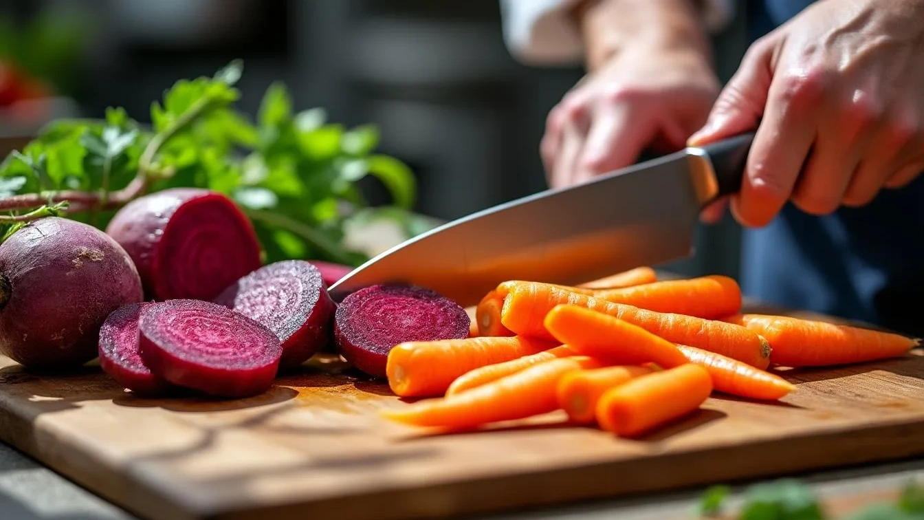 המדריך לשף המתחיל: איך לחתוך ירקות שורש כמו מקצוענים ב-3 שלבים